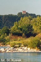 panorama na ruiny zamku Melsztyn